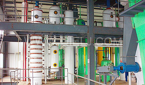 混合油負(fù)壓蒸發(fā)工序(圖2) 混合油負(fù)壓蒸發(fā)工序(圖2)